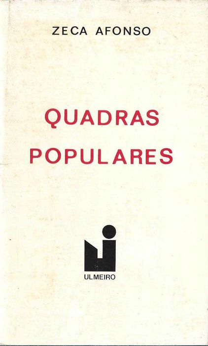 José Afonso	- - -		Quadras Populares	- - - - -	Livro