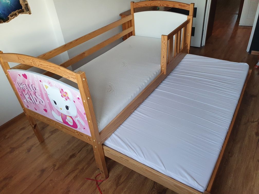 Łóżko podwójne 80x180 dla dziewczynki