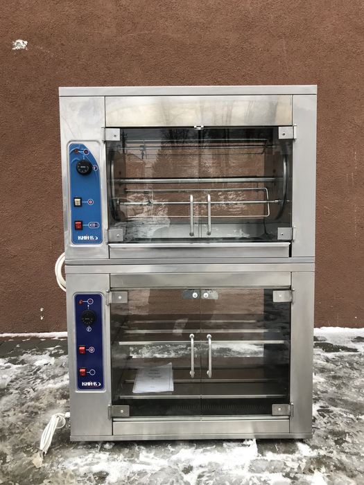 Гриль Для Кур+Теплова Вітрина Кий-В ГК-9 Курей