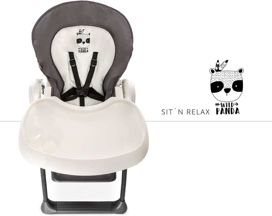 Високий стільчик для годування Hauck Sit N Relax 2 в 1 з люлькою