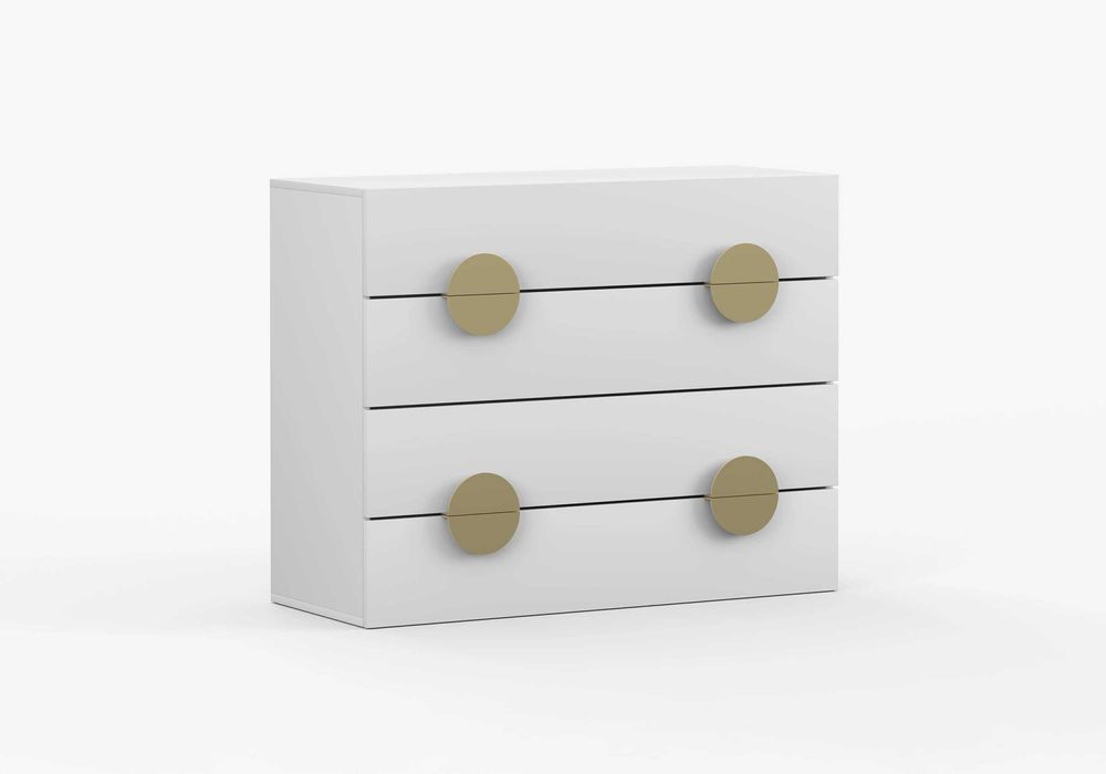 Komoda PERL BIAŁA 4S Idźczak Meble