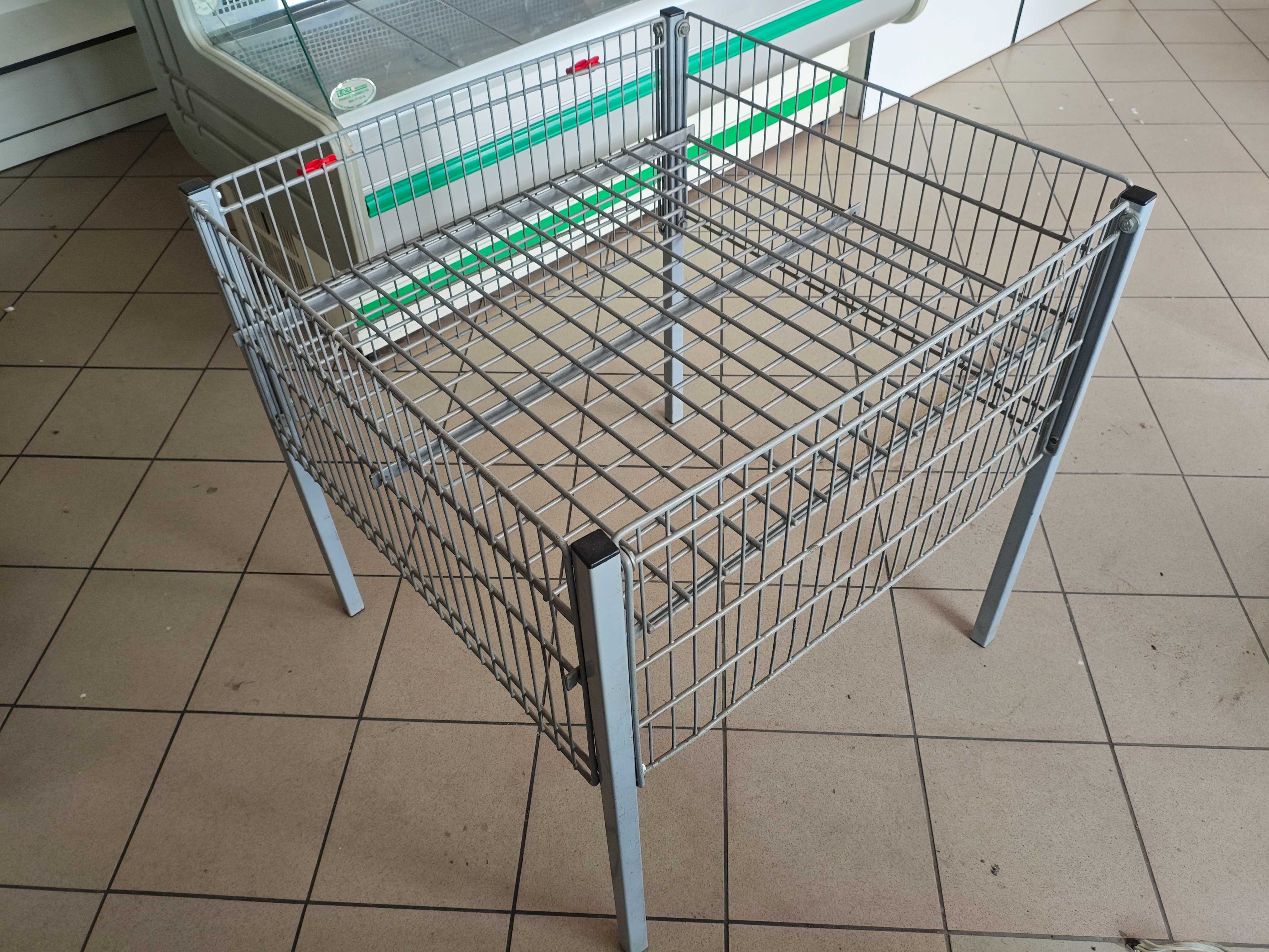 Kosz sklepowy metalowy