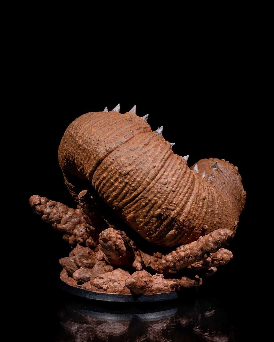 Olbrzymi Robak Piaskowy Figurka 32mm 14K zgodna z DnD RPG Pathfinder