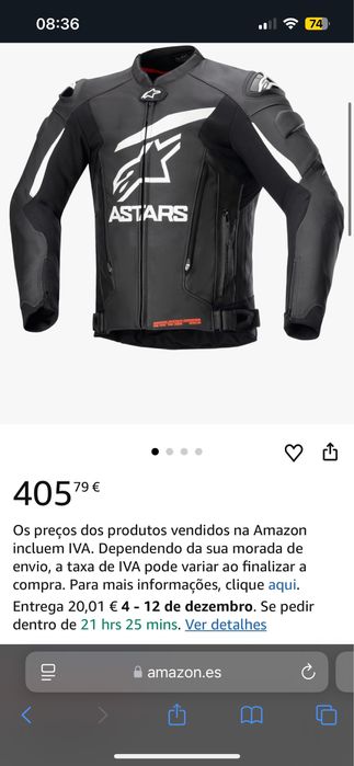 Casaco ALPINESTARS GP PLUS V4