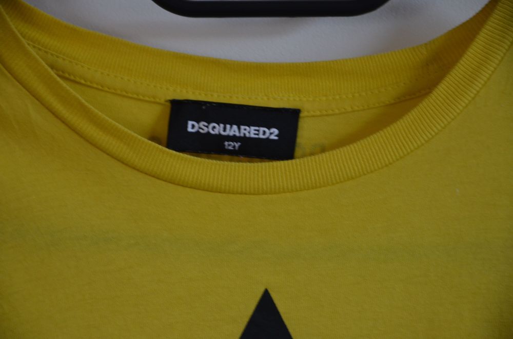 DSQUARED2 t-shirt 12 lat  żółta