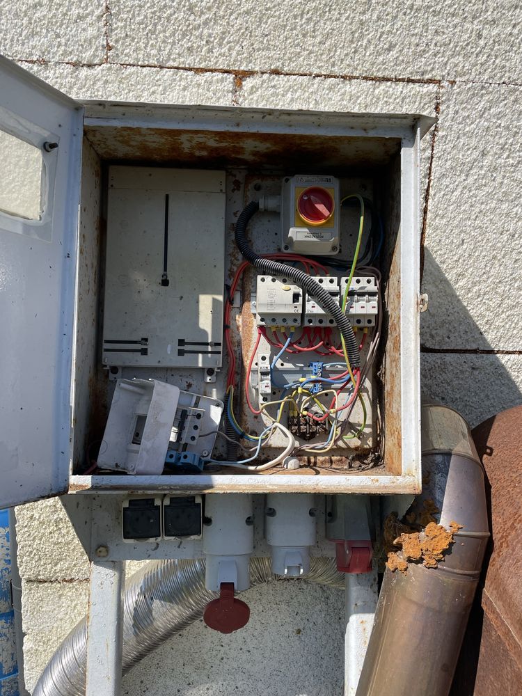 Skrzynka budowlana elektryczna rozdzielnia rozdzielnica