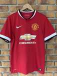 Czerwona Koszulka Piłkarska Nike Manchester United Domowa 2014/2015