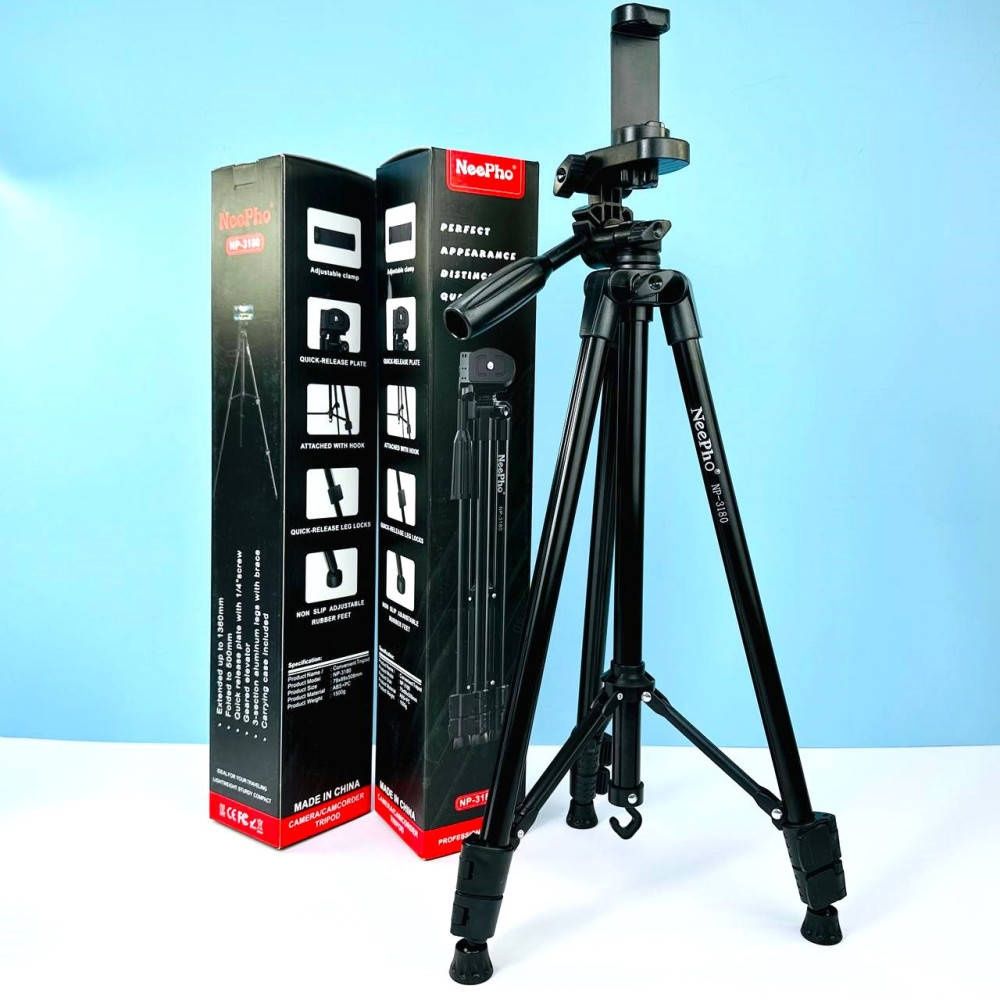 Штатив-трипод NeePho NP-3180 для камери та телефону ( 136 см.)