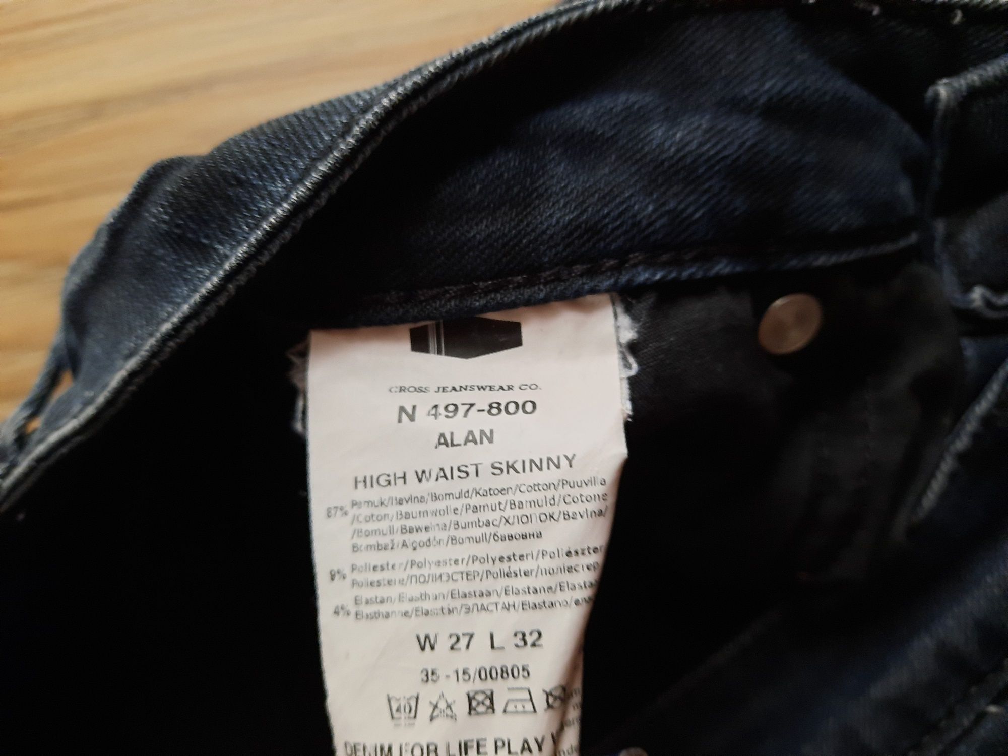 Jeansy Cross rozmiar XS/34, W27 L32