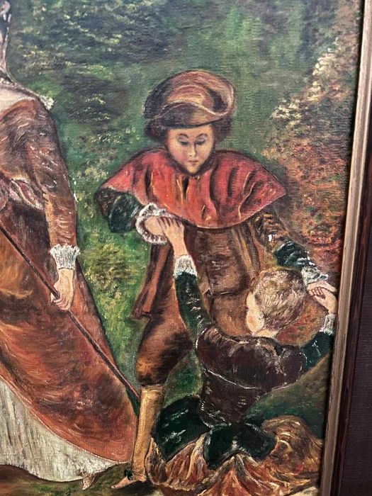 Obraz, arystokraci na spacerze #9152 Stylowy Węgrów