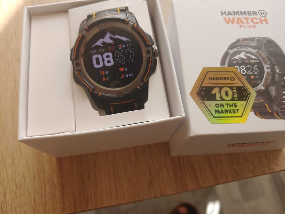 Smartwatch HAMMER Watch Plus Czarny
