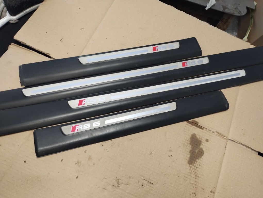 Listwy progowe audi rs6 c6 4f komplet
