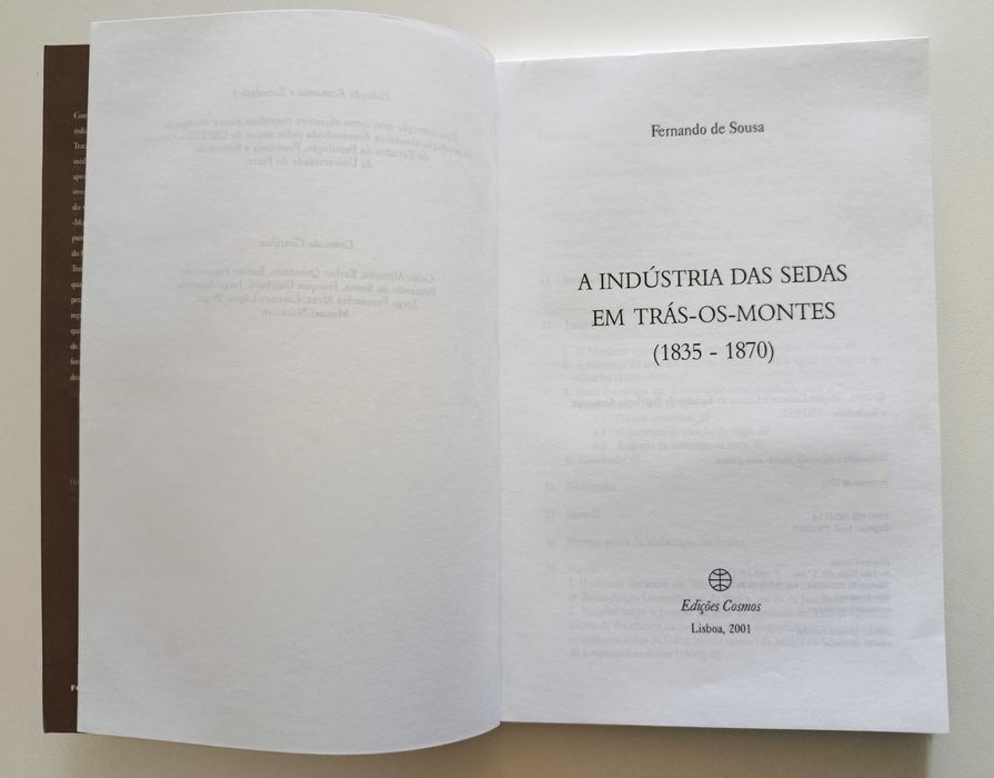 A Industria das Sedas em Trás-os-Montes 1835 – 1870 | Fernando Sousa