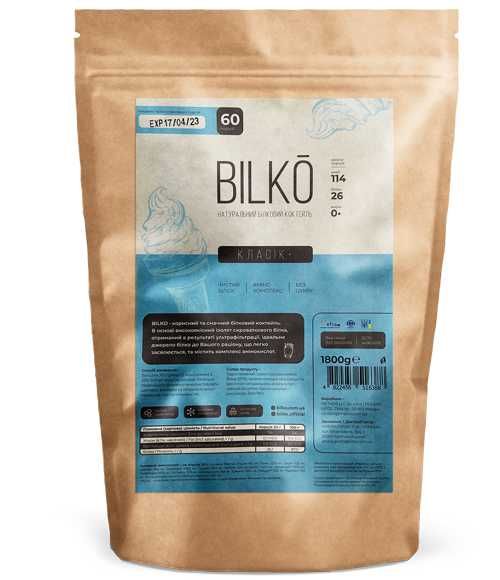 Изолят 87% белка Bilko Польша 1,8 кг. Белковый коктейль