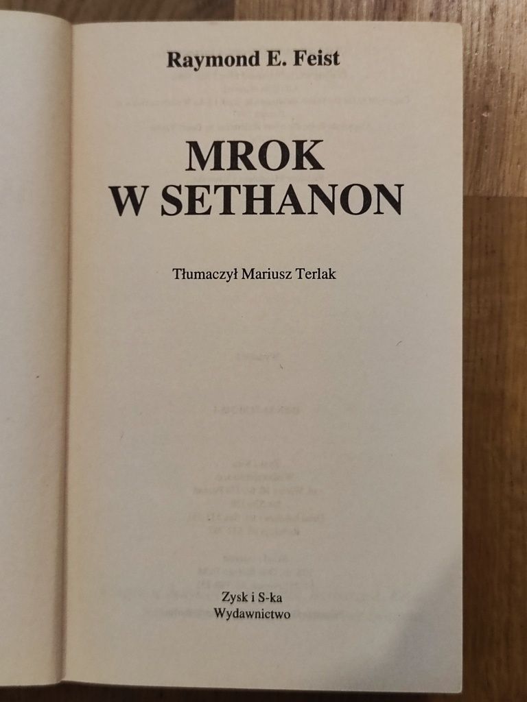 Raymond E Feist - Mrok w Sethanon /fantasy