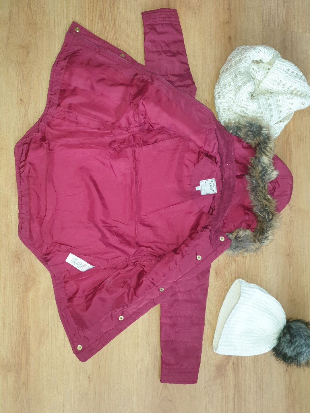 Kurtka parka zimowa  7-8 lat 122-128 wysyłka olx kombinezon