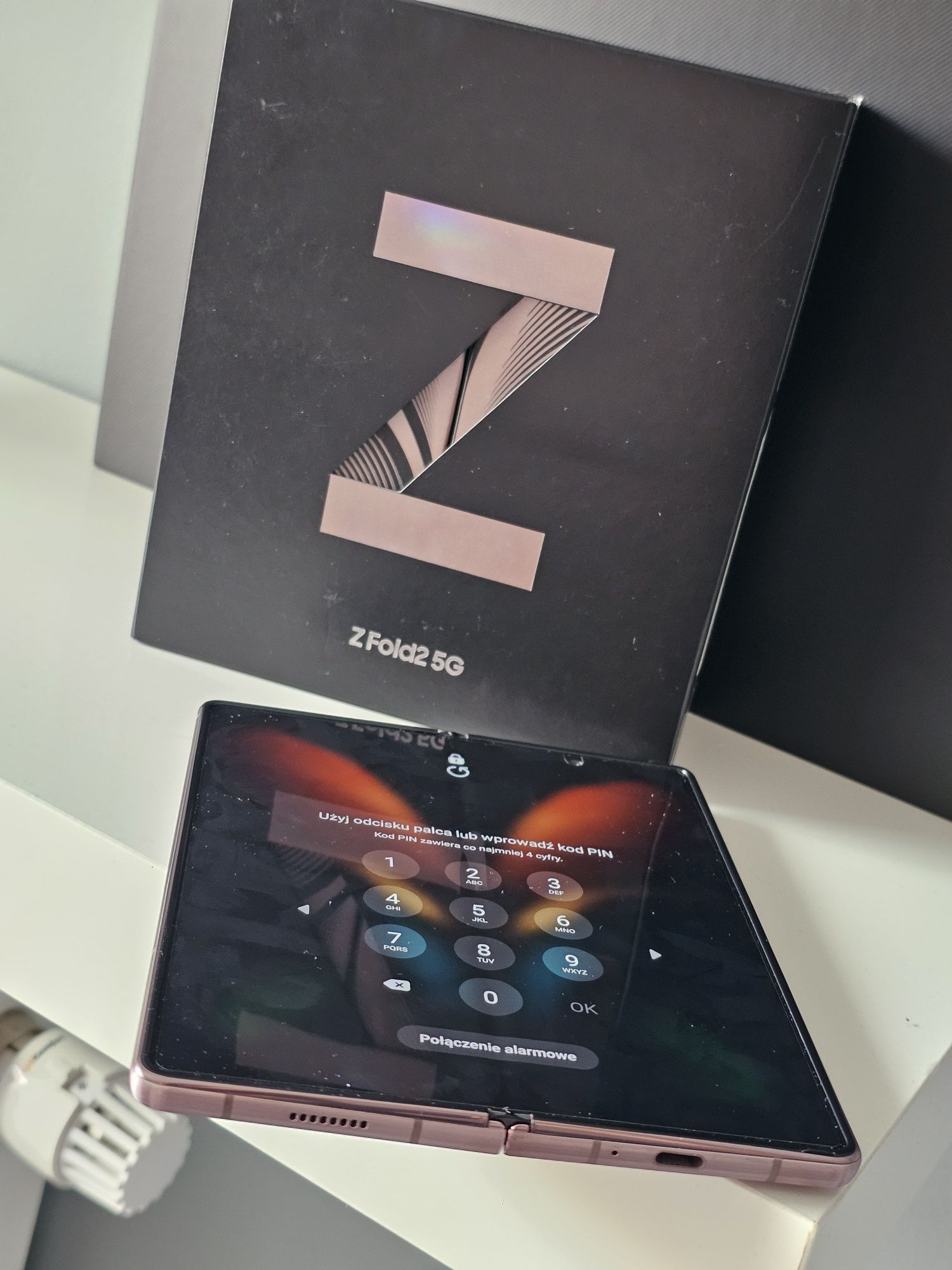 Samsung Galaxy Z Fold 2 12/256GB Miedziany - stan niemal idealny