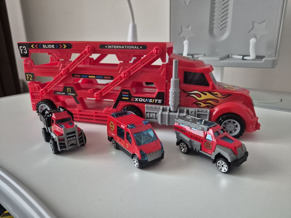 Пожежна машина. Машинки. Набір іграшок. Інструменти. Мотоцикл.
