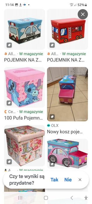 Pojemnik na zabawki 50x34x33