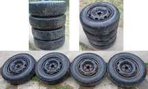 Диски R14 5*100 з шинами R14 165/70 R14 з Німеччини
