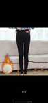 Nowe spodnie ocieplane czarne damskie legginsy wysoki stan 38/40
