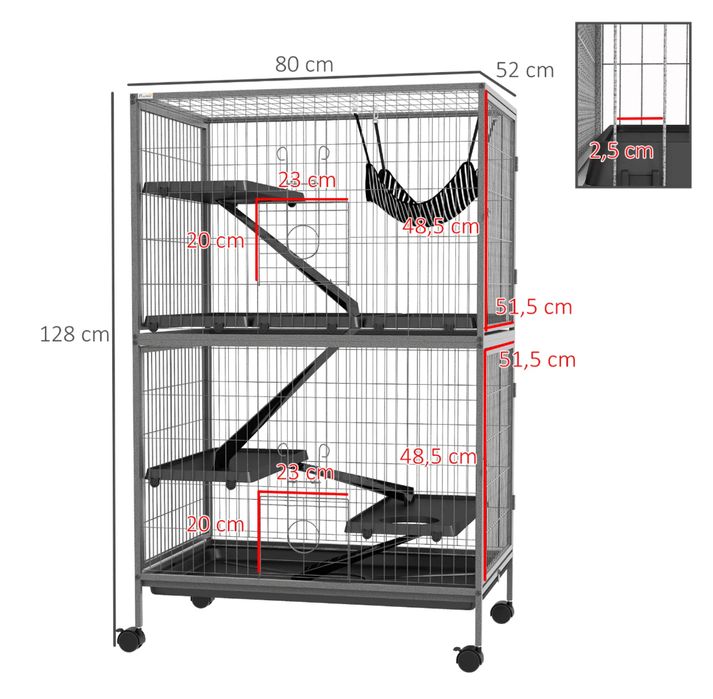 Gaiola Roedores - PORTES GRÁTIS