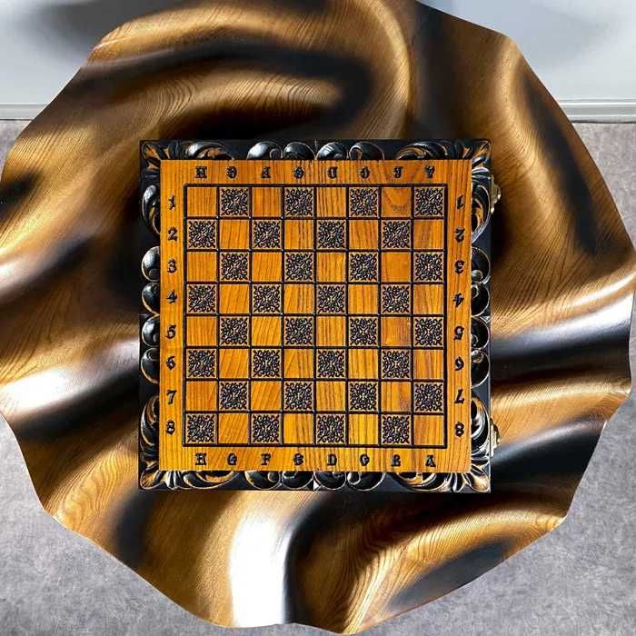 Шахи та нарди від виробника із натурального дерева на подарунок