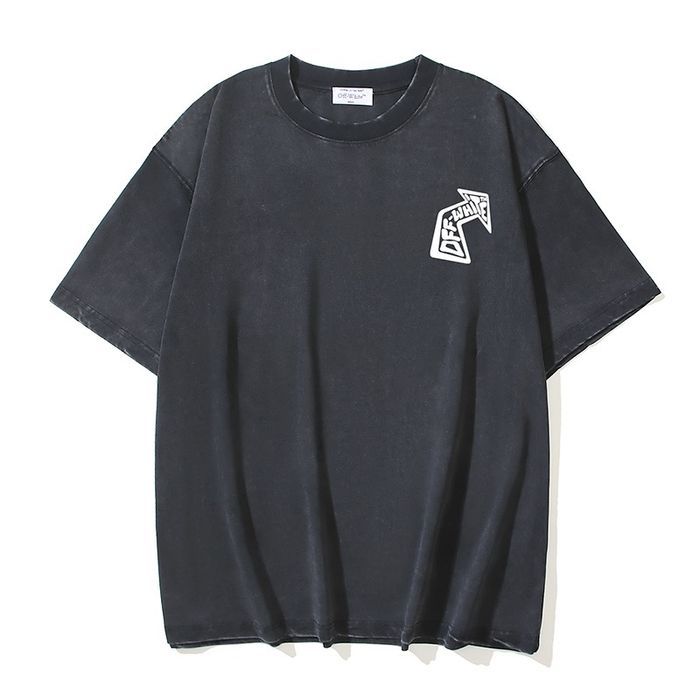 OFF-white футболка мужская с гвоздями гвозди черная варенка оверсайз