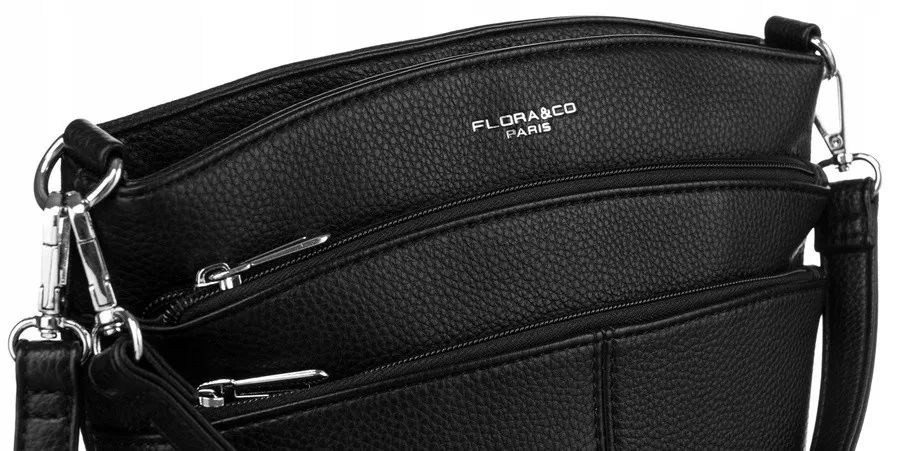torebka damska z odpinanym paskiem i uchwytem - flora&co