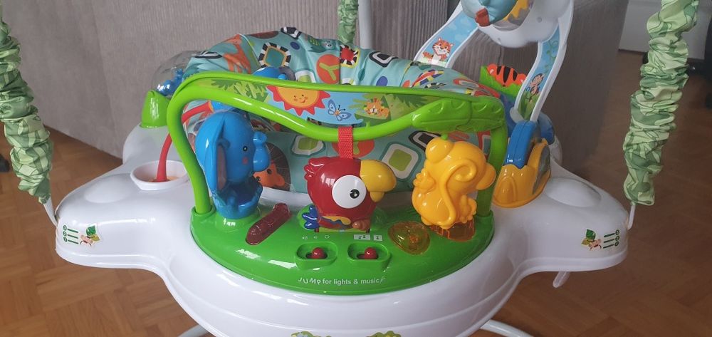 Skoczek jumper interaktywny, obrotowy, edukacyjny