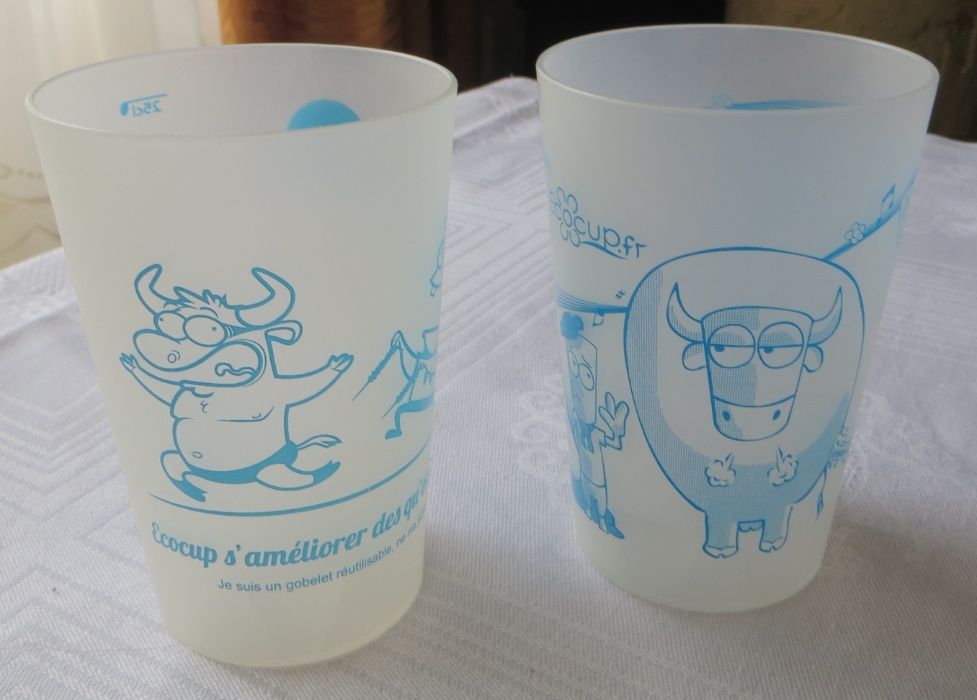 Copos criança, ecológicos, divertidos 15 peças da Ecocup