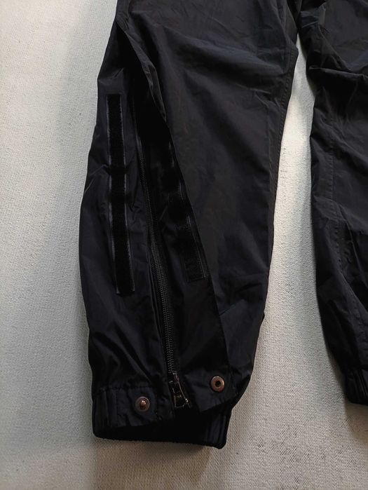 Lowe Alpine Waterproof Nylon Outdoor Rain Pants Trousers Black
