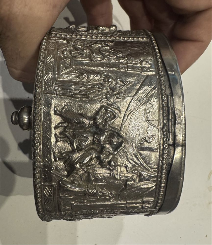 Stara Szkatutka platerowana