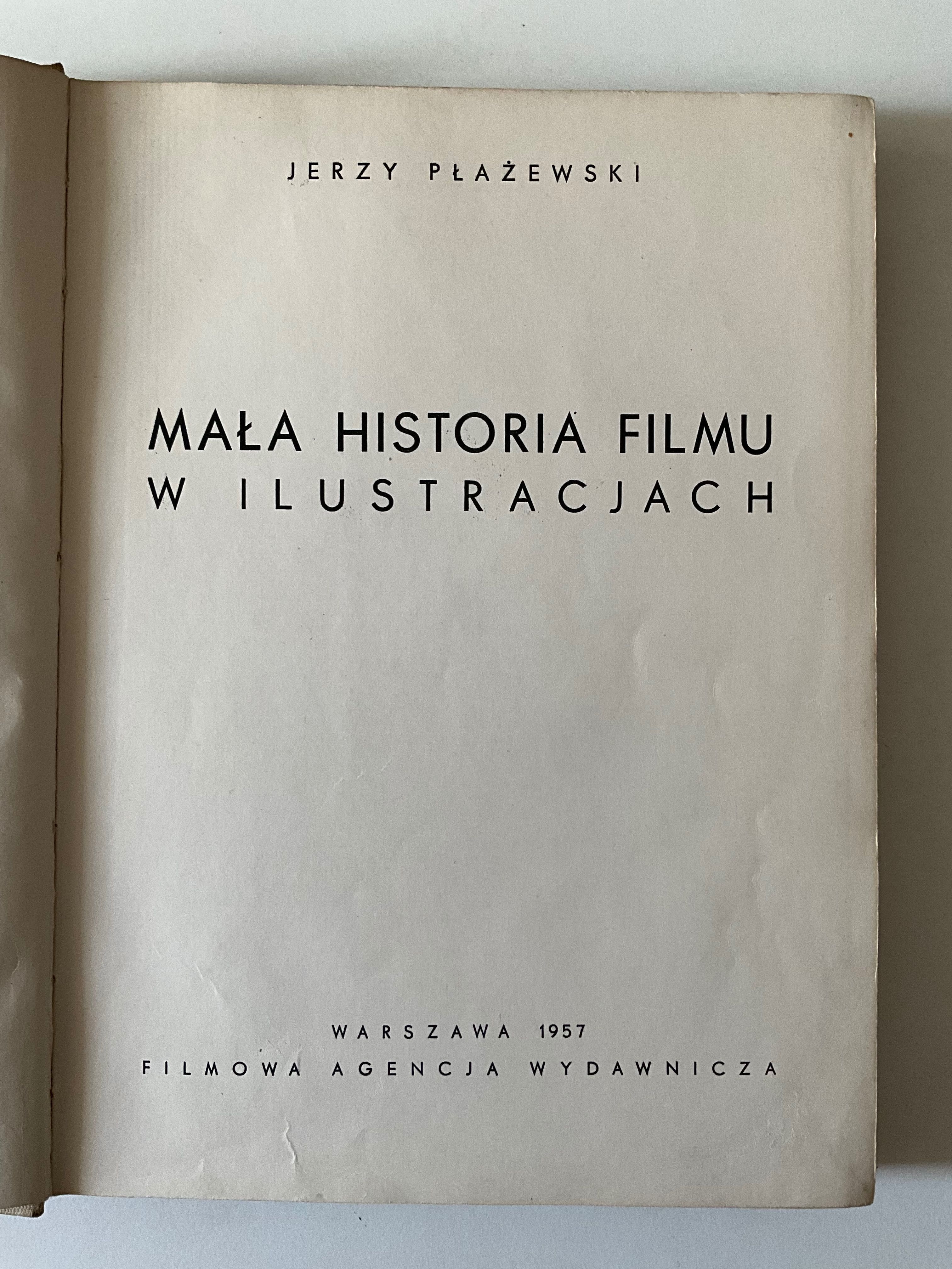 Książka „Mała historia filmu” Jerzy Płażewski