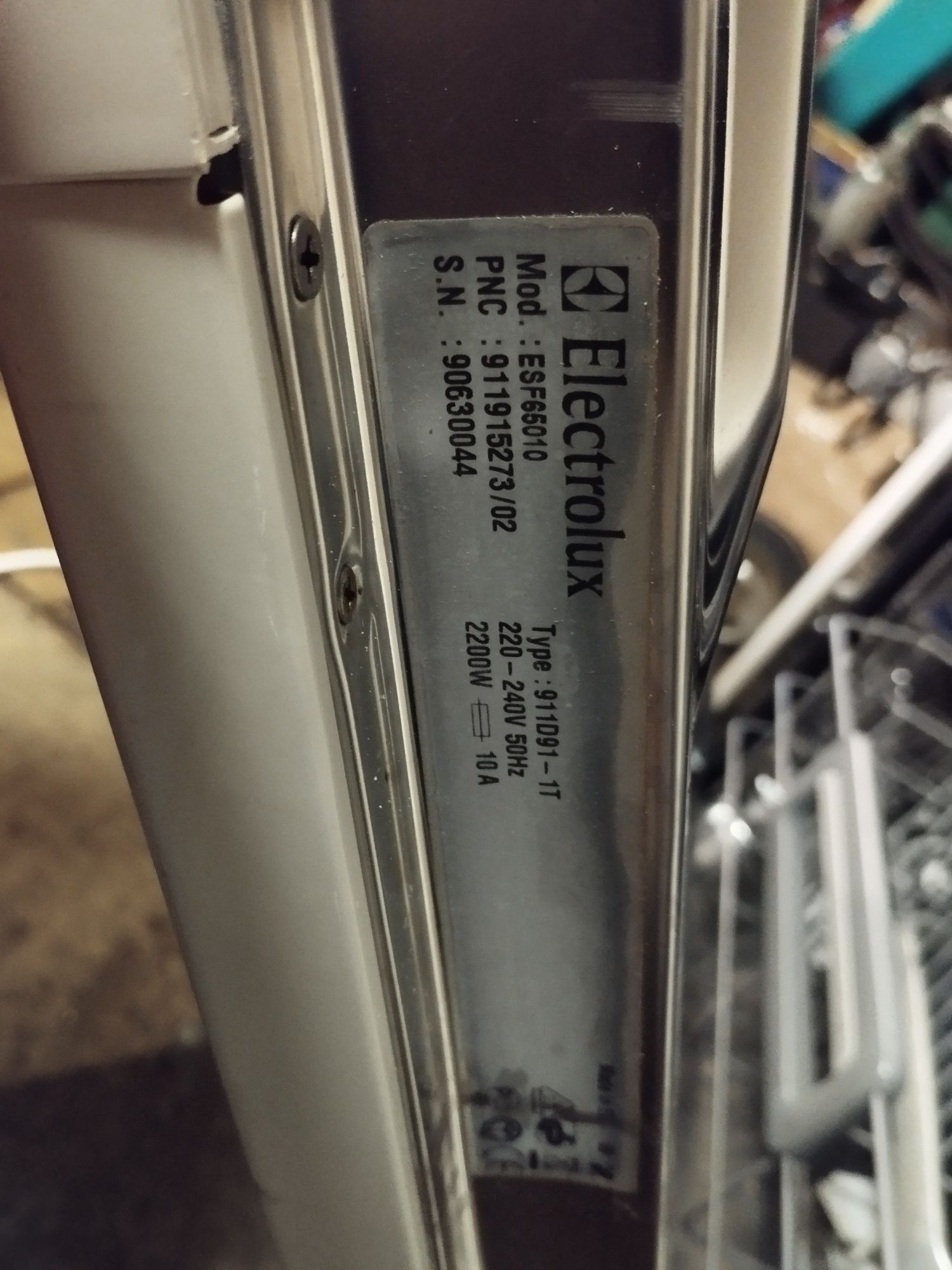 Części zmywarka Electrolux ESF65010