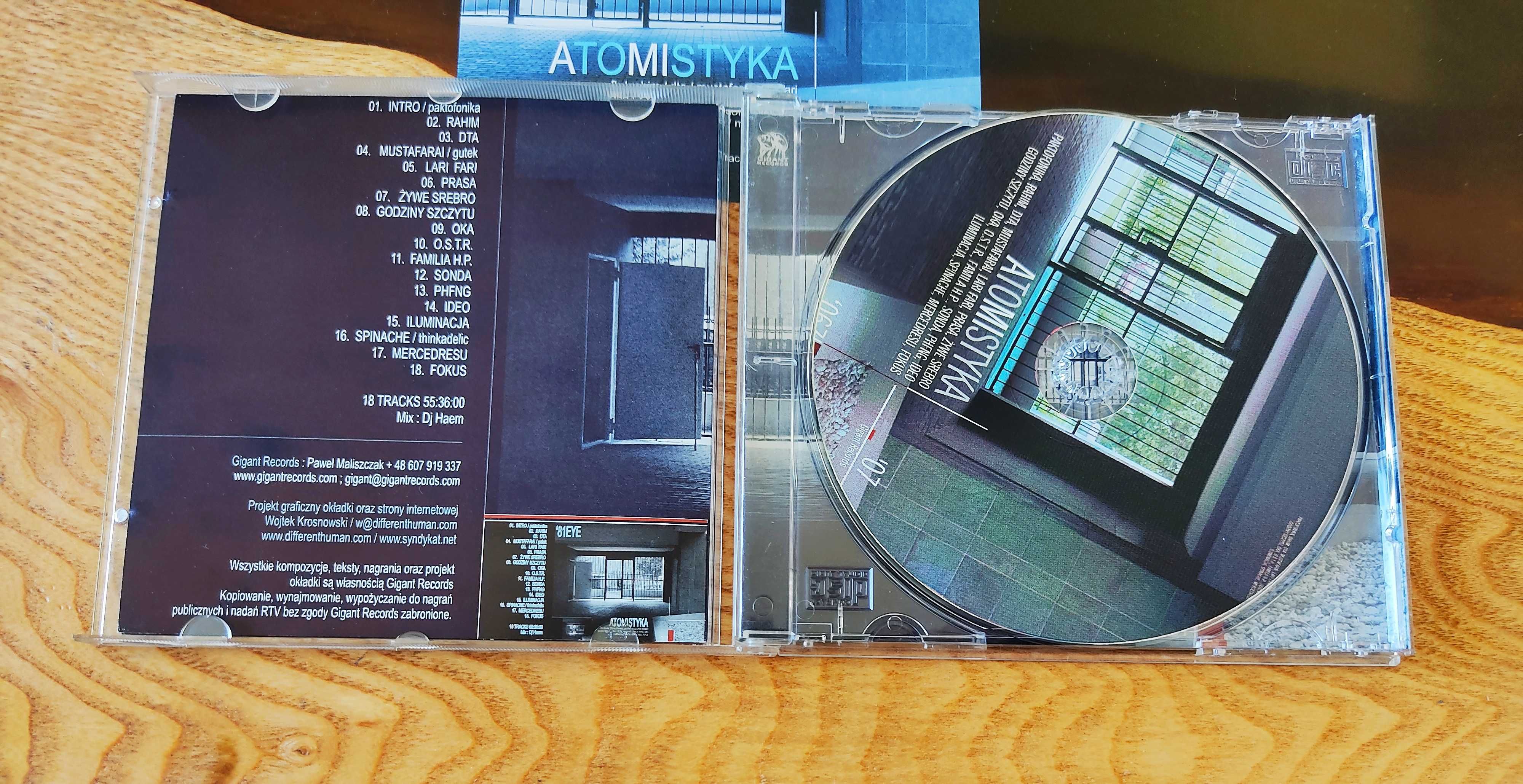 Atomistyka 2002 + ulotka (NOWA) OSTR Paktofonika Pezet DJ Haem Fokus