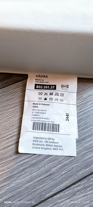 Mata do przewijania Vadra IKEA+2 pokrowce