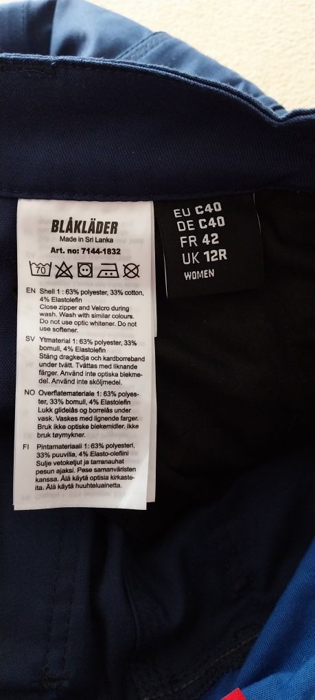 Spodnie Blaklader workwear 40 Women