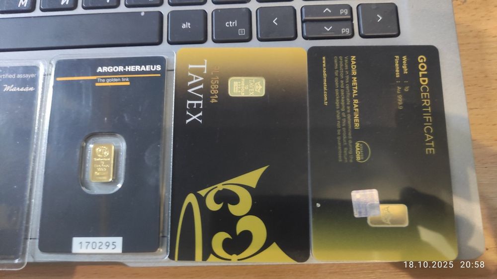 Золото 999,9 проби