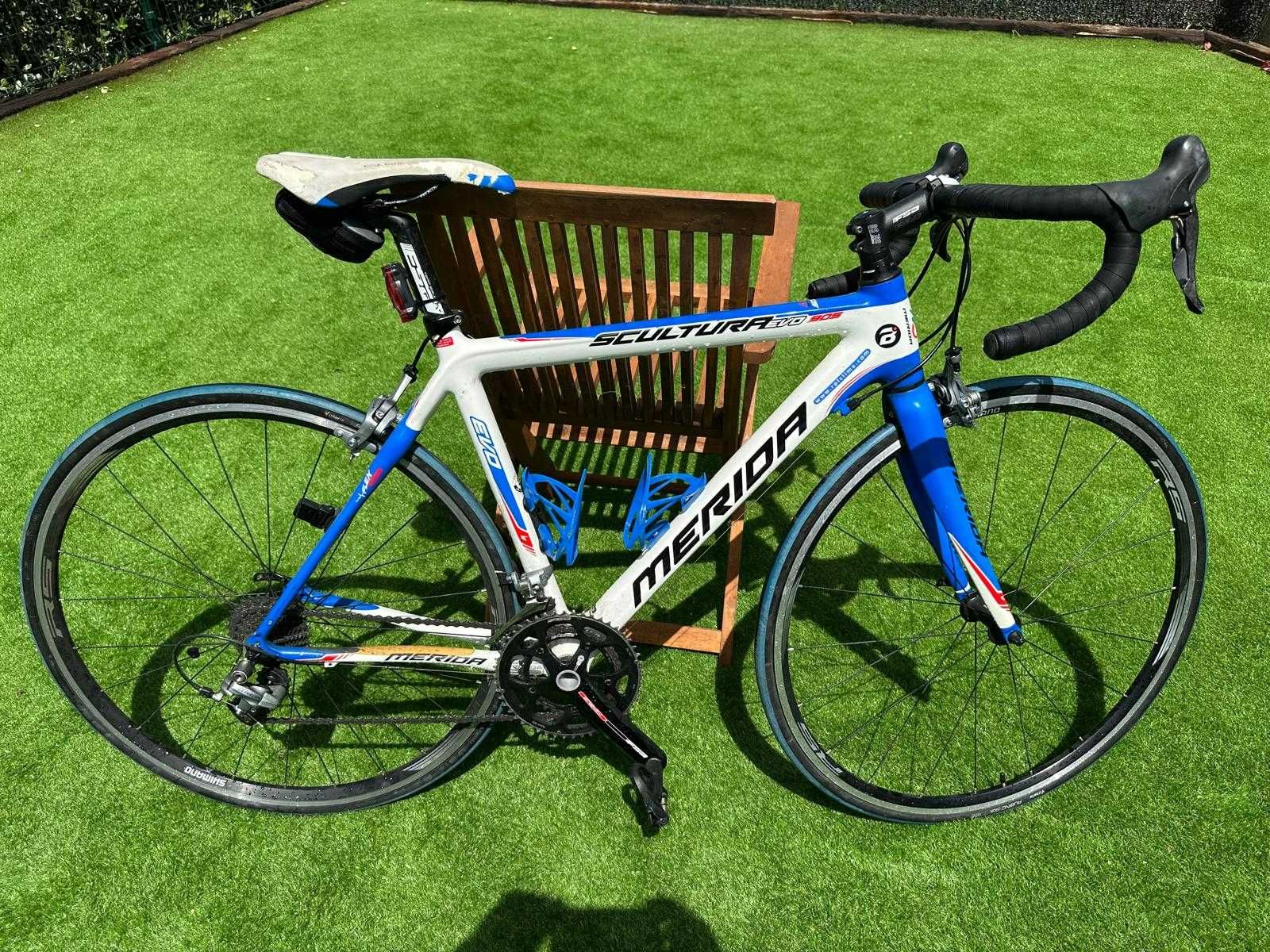 Bicicleta estrada carbono MERIDA