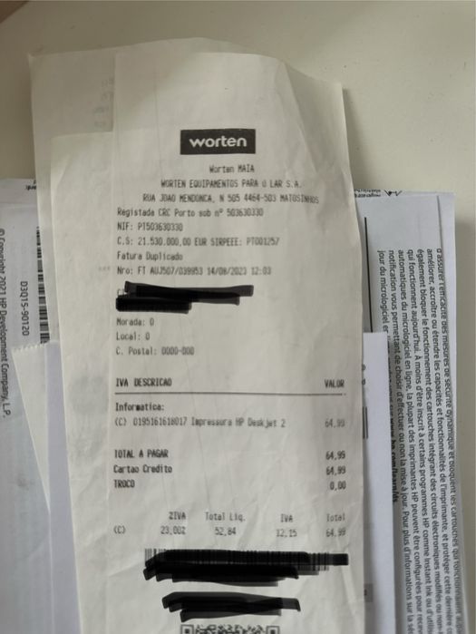 Impressora HP DESKJET 2