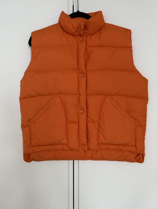 Hudson puchowa kamizelka puffer vest pomarańczowa M