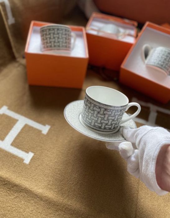 Чайний кавовий набір Hermes Platinum Mosaic 24