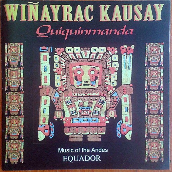 CD musica india do Equador, Andes em espanhol Wi kAUSAY. Incl portes