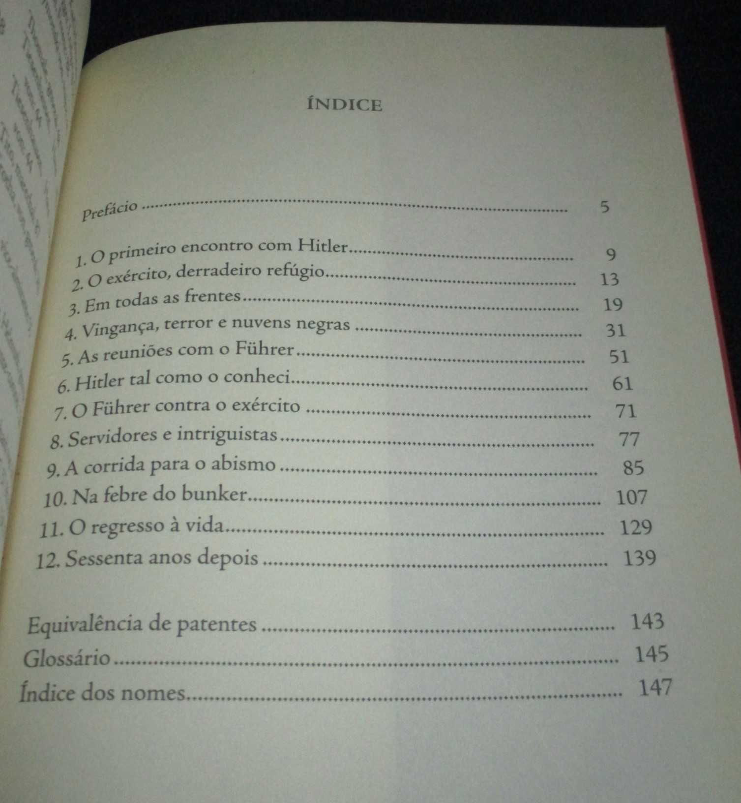 Livro No Bunker de Hitler Bernd Frytag von Loringhoven