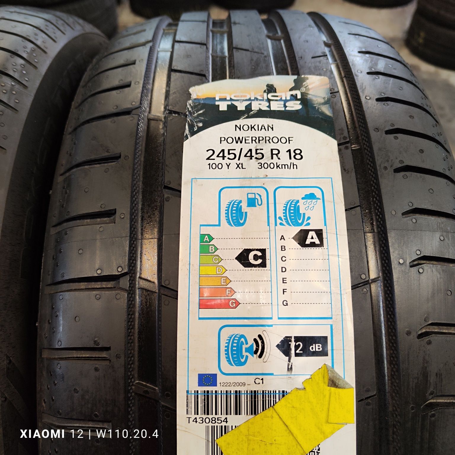 Nokian Powerproof 245/45/18 para