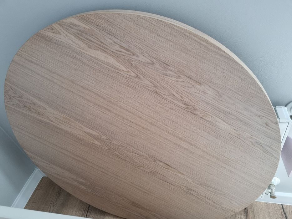 Blat okrągły średnica 100 cm dąb sonoma