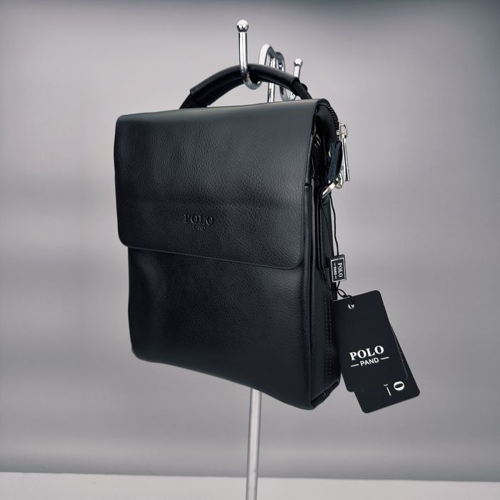 Сумка чоловіча Polo через плече шкіряна мужская кожаная клатч мужской