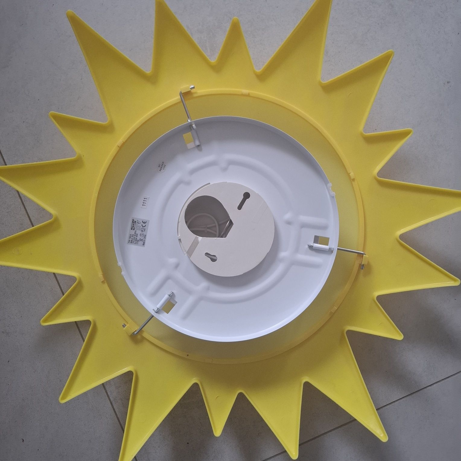 Lampa Ikea smila. Sol. słońce