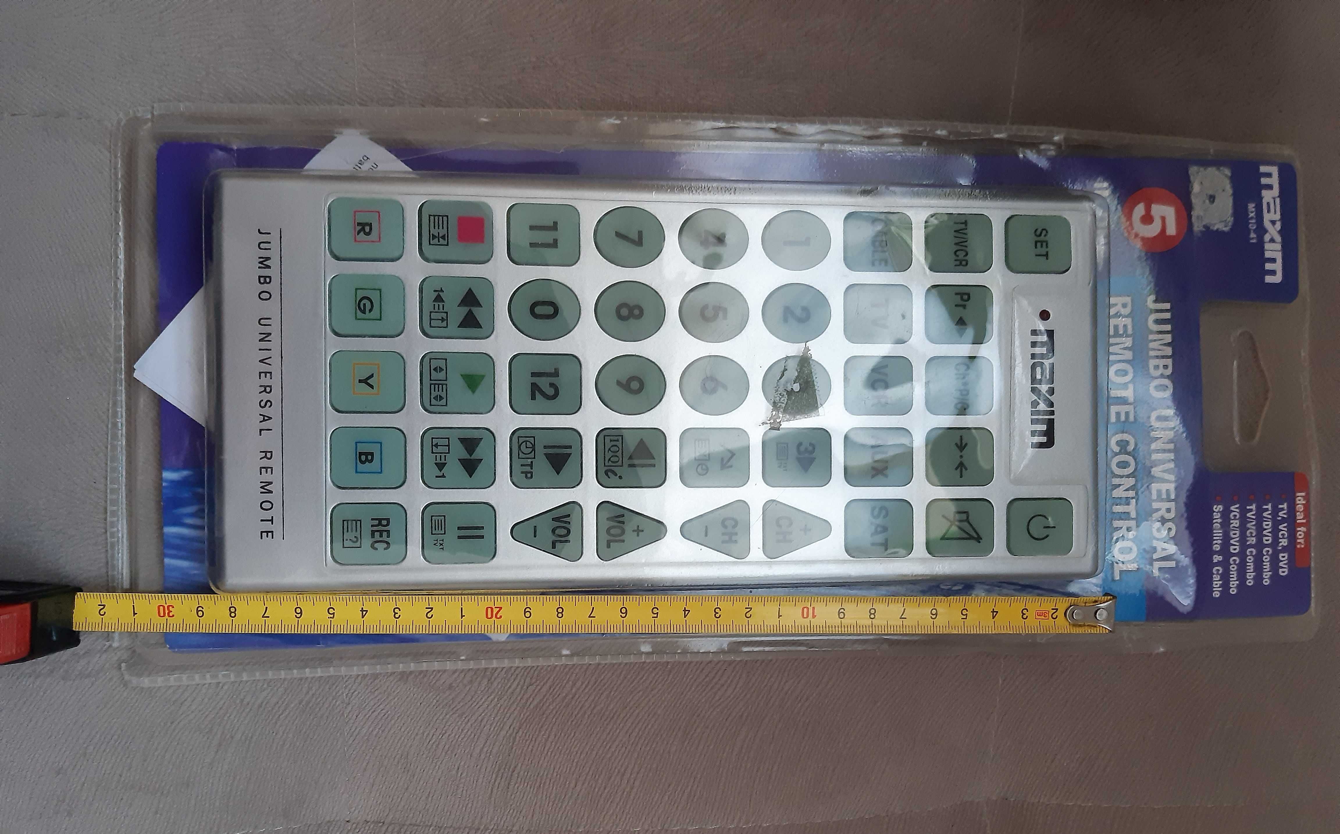 Jumbo universal remote - mega duży pilot uniwersalny